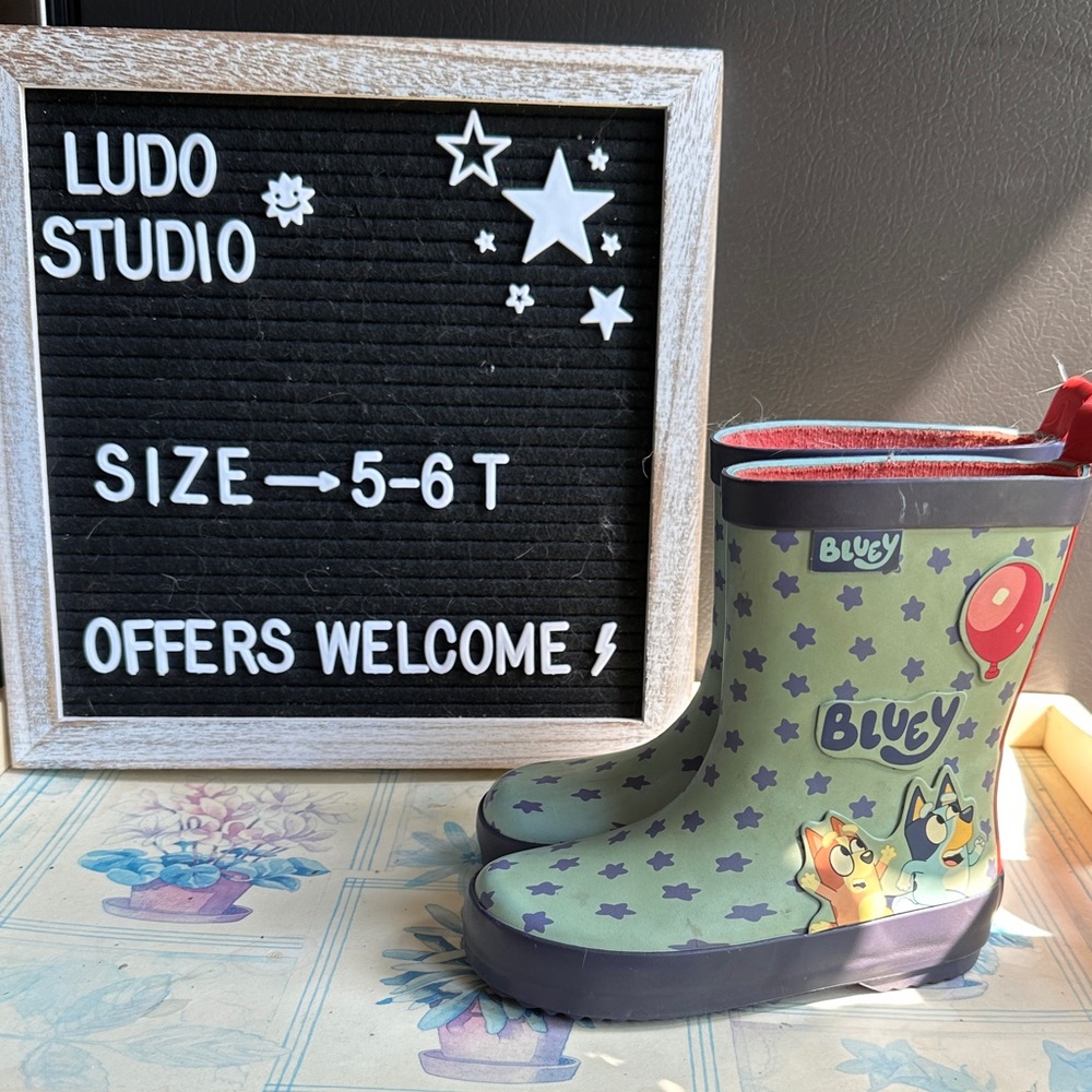 Kids Bluey Rain Boots